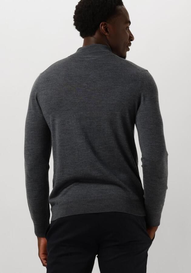 PROFUOMO Heren Truien & Vesten Pullover Mock Grijs