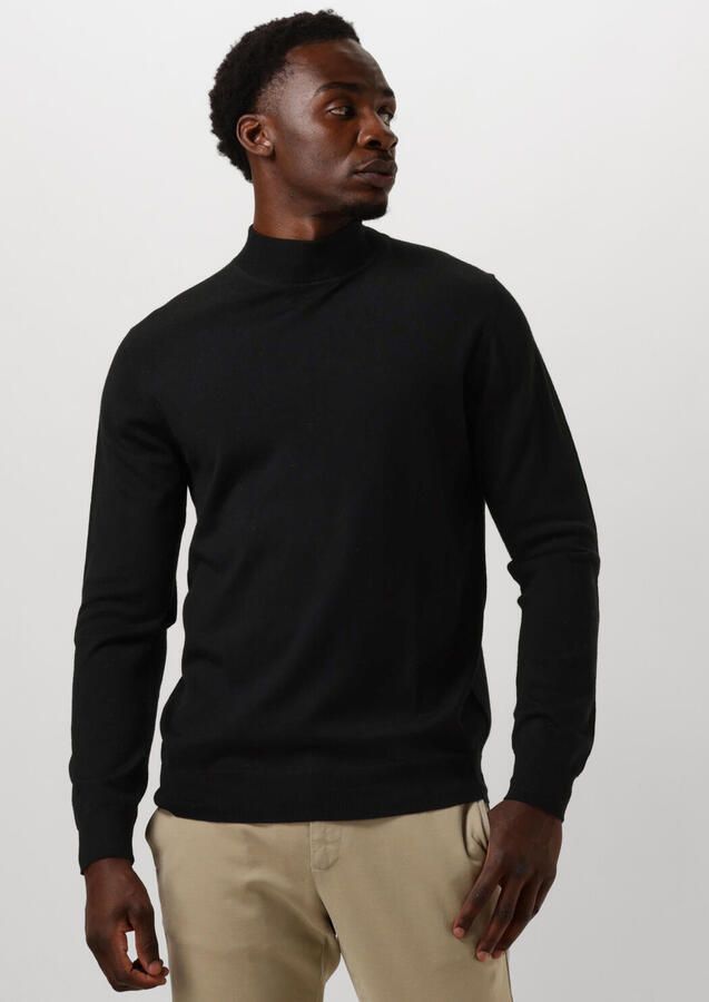 PROFUOMO Heren Truien & Vesten Pullover Mock Zwart - Foto 4