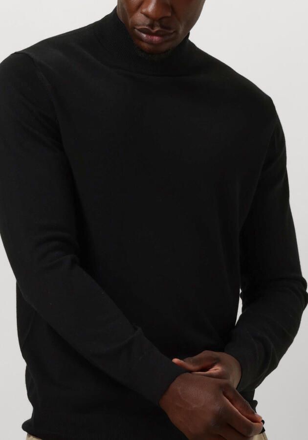 PROFUOMO Heren Truien & Vesten Pullover Mock Zwart - Foto 2