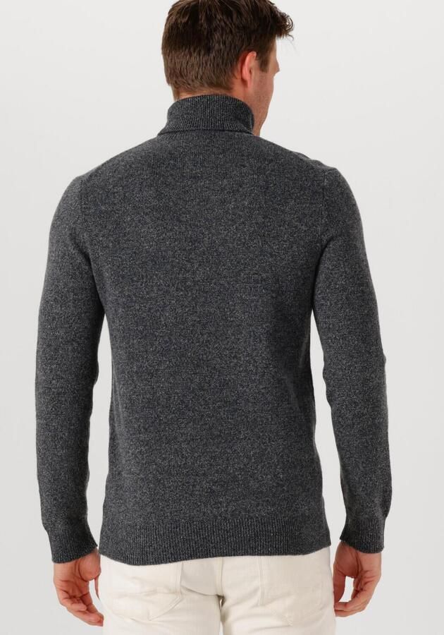 PROFUOMO Heren Truien & Vesten Pullover Roll Neck Wool Blend Donkergrijs - Foto 2
