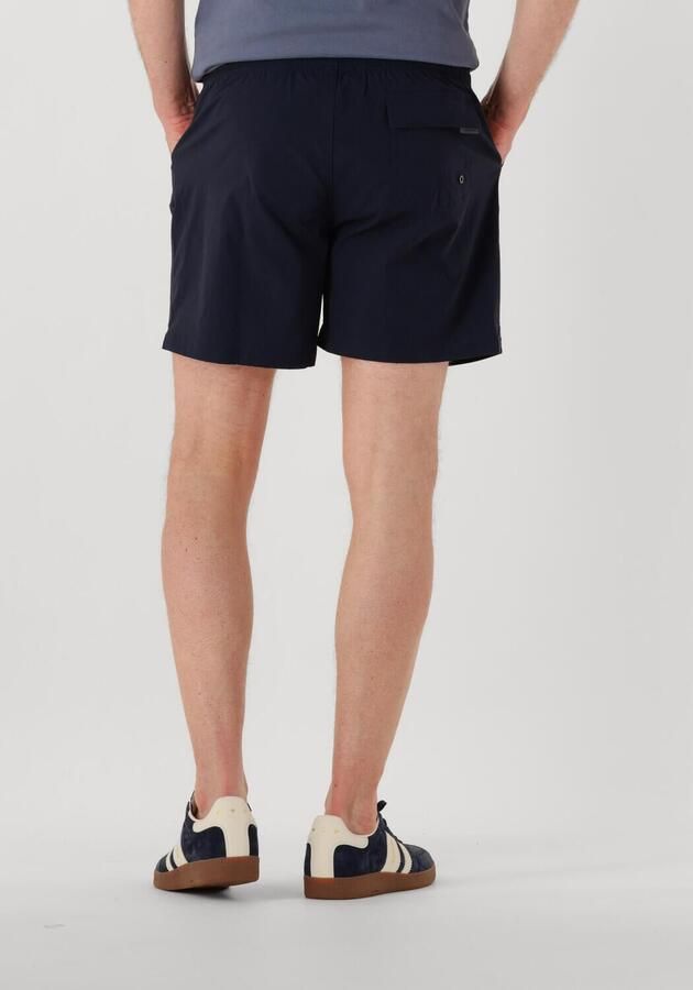 PROFUOMO Heren Zwembroeken Swimshort Solid Donkerblauw - Foto 2
