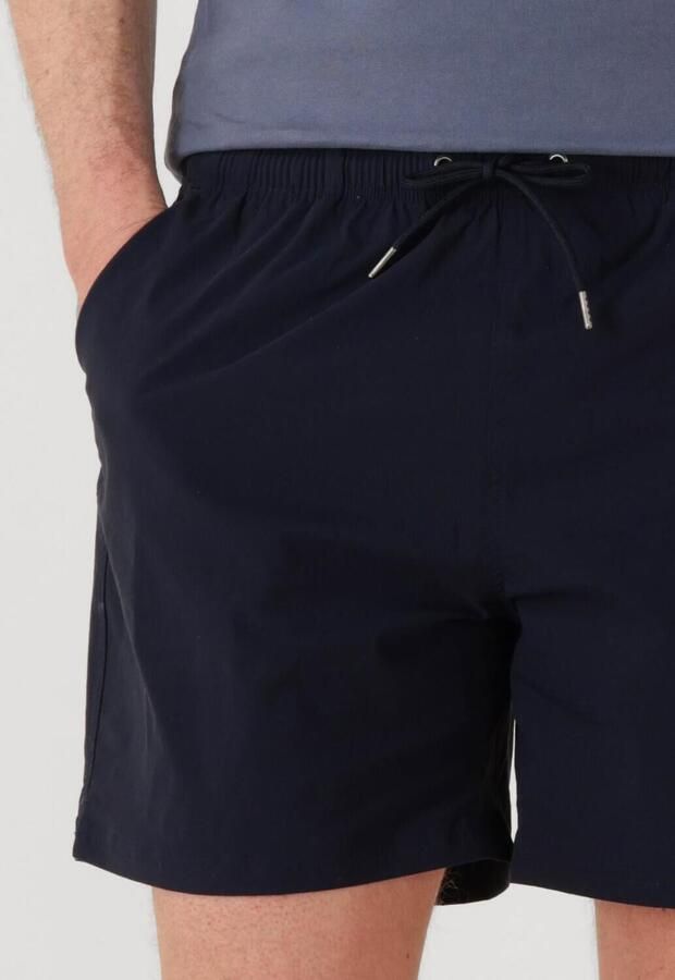 PROFUOMO Heren Zwembroeken Swimshort Solid Donkerblauw - Foto 3