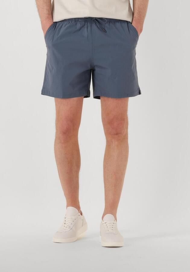 PROFUOMO Heren Zwembroeken Swimshort Solid Donkerblauw - Foto 4