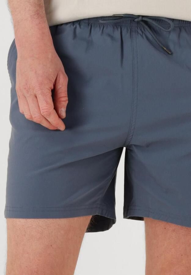 PROFUOMO Heren Zwembroeken Swimshort Solid Donkerblauw - Foto 2