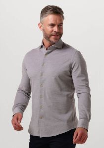 Profuomo Taupe Casual Overhemd Shirt X-cutaway Sc Sf