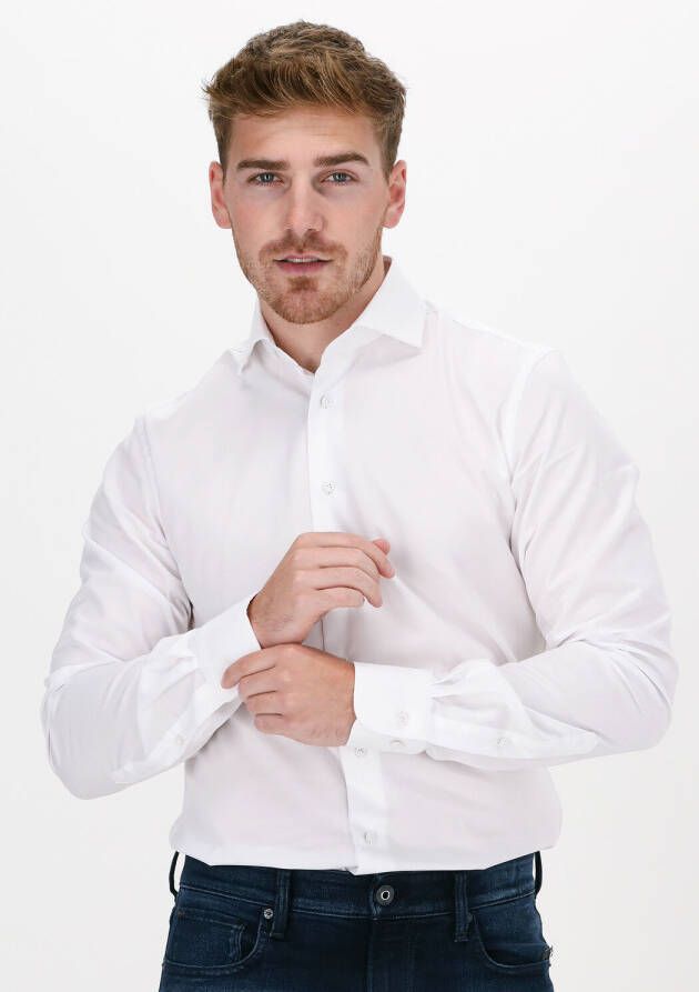 Profuomo Witte Klassiek Overhemd Haisey Twill Shirt Extra Long Sleeve - Foto 1