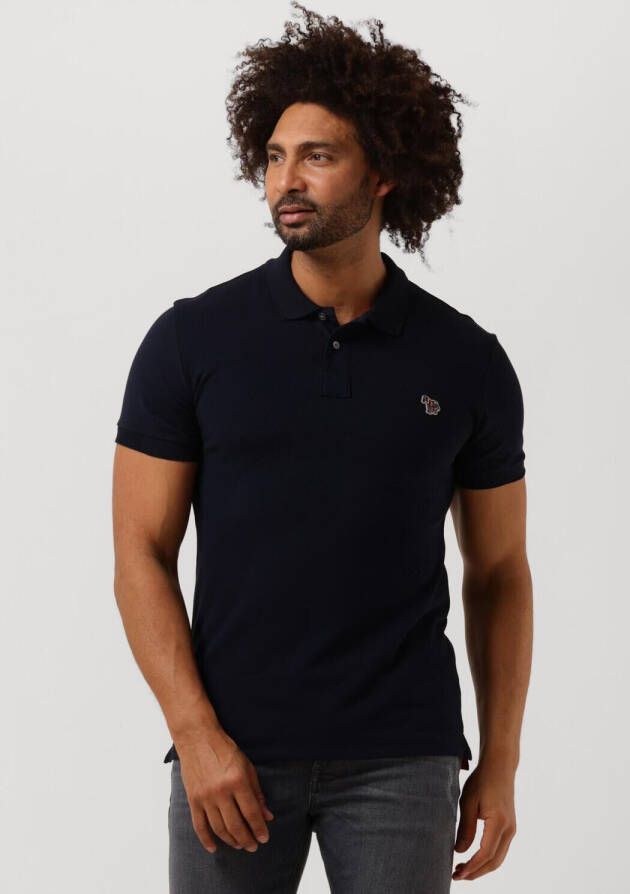 PS PAUL SMITH Heren Polo's & T-shirts Mens Slim Fit Ss Polo Shirt Zebra Donkerblauw