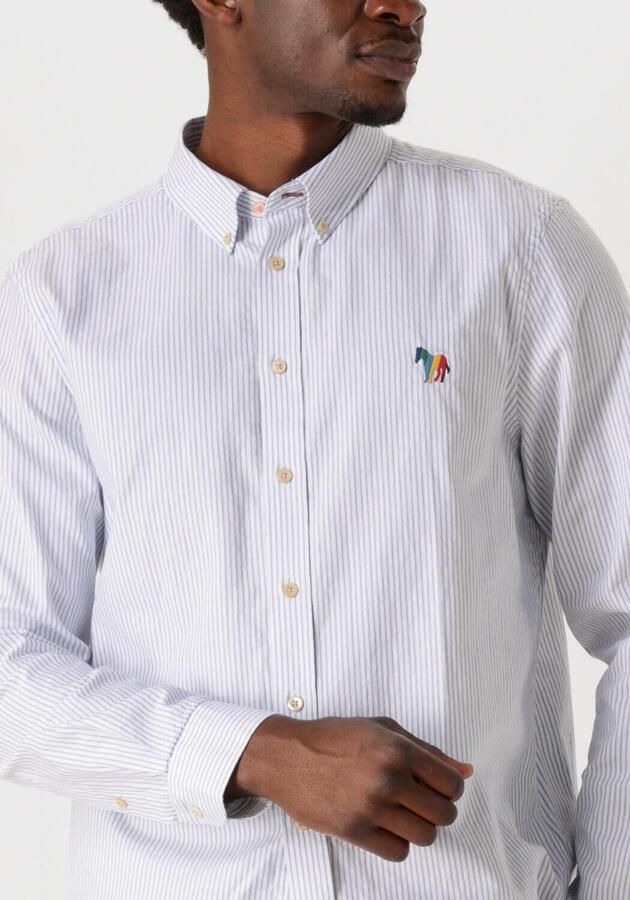 PS PAUL SMITH Heren Overhemden Mens Ls Regular Fit Shirt Blauw