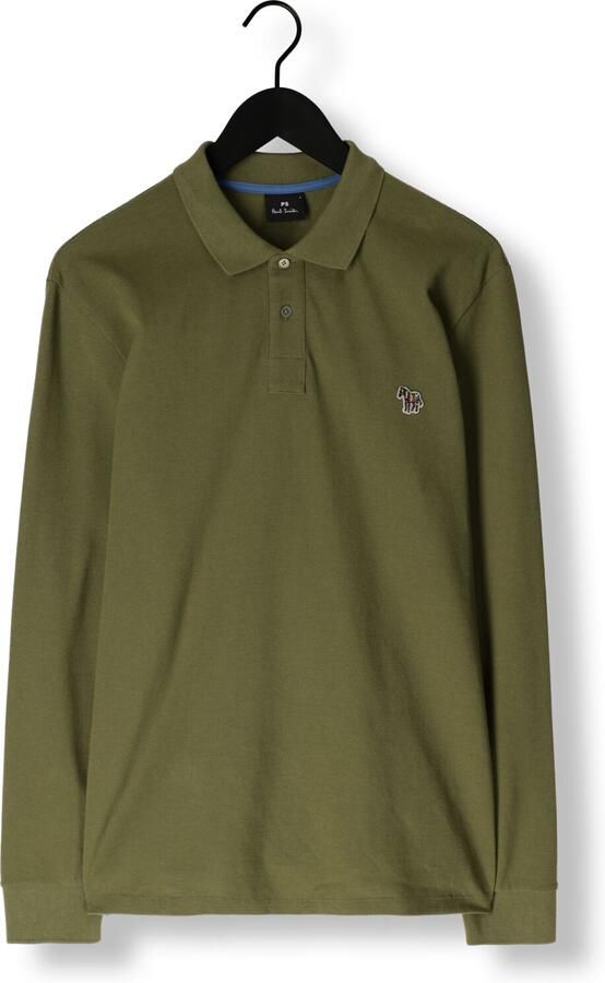 PS PAUL SMITH Heren Polo's & T-shirts Mens Reg Fit Polo Shirt Zebra Groen - Foto 3