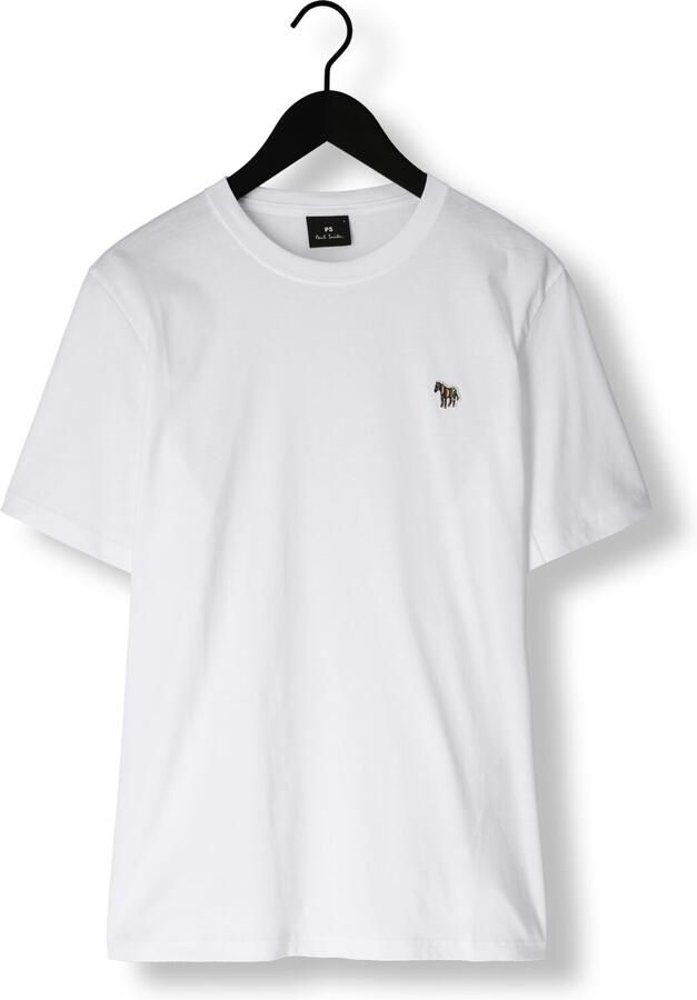 PS PAUL SMITH Heren Polo's & T-shirts Mens Slim Fit Ss Tshirt Zebra Wit - Foto 6