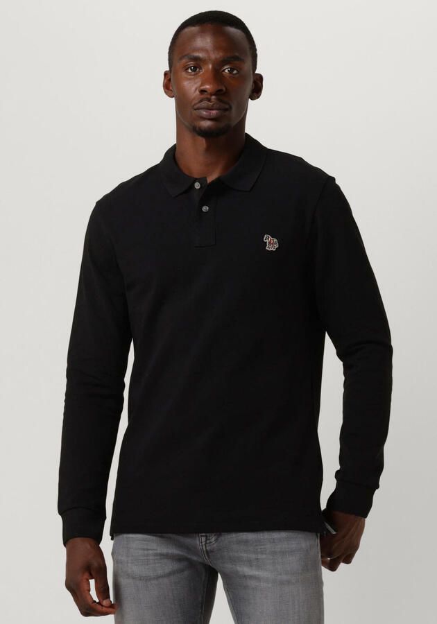 PS PAUL SMITH Heren Polo's & T-shirts Mens Slim Fit Ls Polo Shirt Zebra Zwart - Foto 4