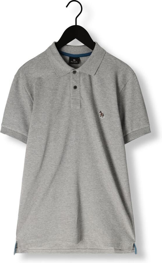 PS PAUL SMITH Heren Polo's & T-shirts Mens Slim Fit Ss Polo Shirt Zebra Grijs - Foto 2