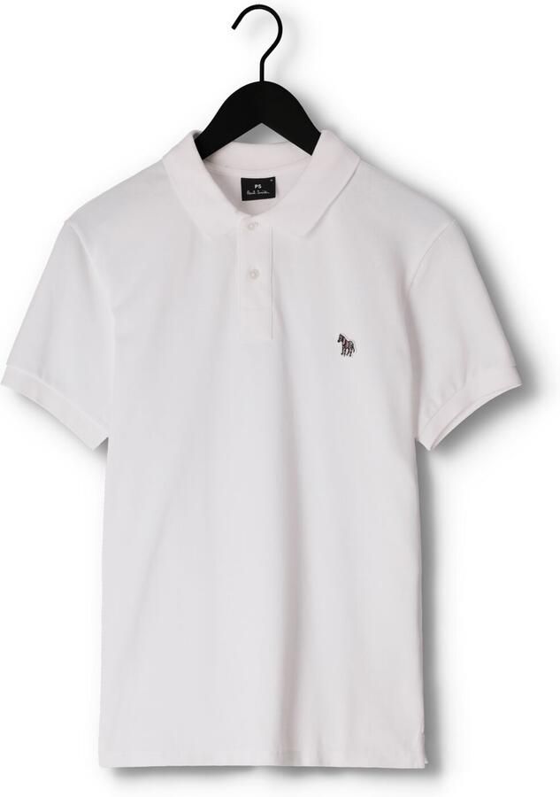 PS PAUL SMITH Heren Polo's & T-shirts Mens Slim Fit Ss Polo Shirt Zebra Wit