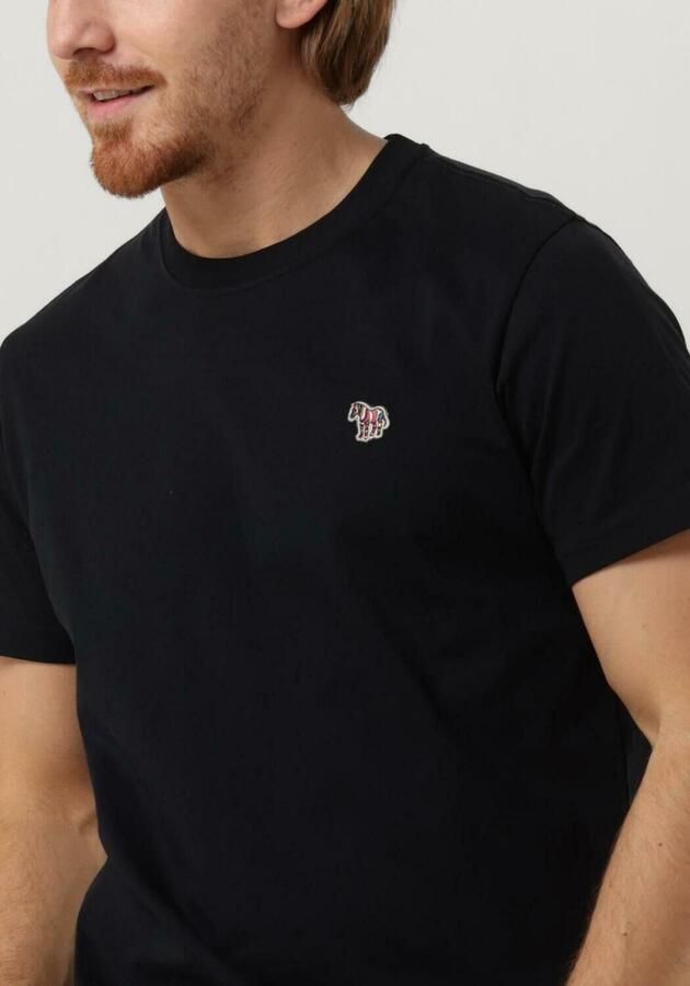 PS PAUL SMITH Heren Polo's & T-shirts Mens Slim Fit Ss Tshirt Zebra Donkerblauw - Foto 3