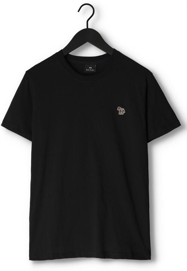 PS PAUL SMITH Heren Polo's & T-shirts Mens Slim Fit Ss Tshirt Zebra Zwart - Foto 2