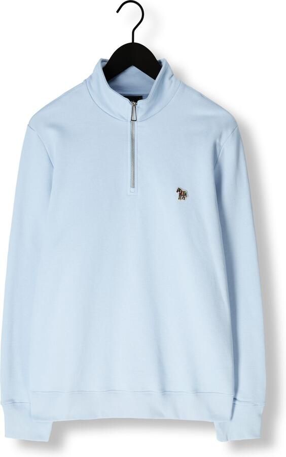 PS PAUL SMITH Heren Truien & Vesten Mens Ls Reg Fit Half Zip Top Zebra Blauw - Foto 2