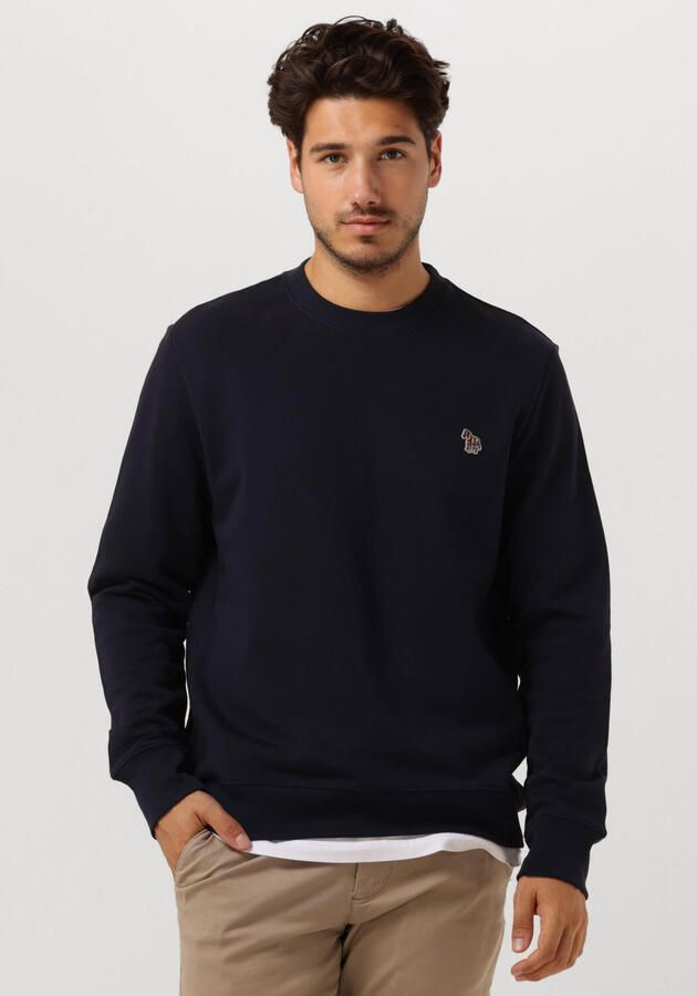 PS PAUL SMITH Heren Truien & Vesten Mens Reg Fit Sweatshirt Zebra Donkerblauw - Foto 4
