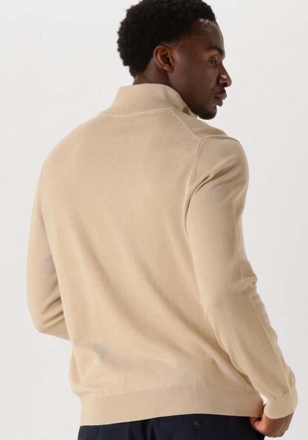 PS PAUL SMITH Heren Truien & Vesten Mens Sweater Zip Neck Zeb Bad Beige
