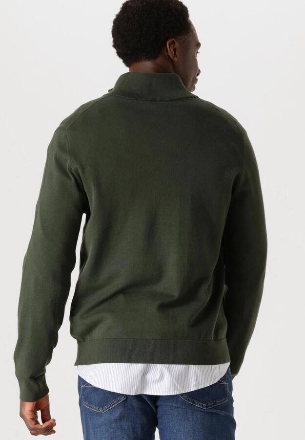 PS PAUL SMITH Heren Truien & Vesten Mens Sweater Zip Neck Zeb Bad Groen - Foto 2