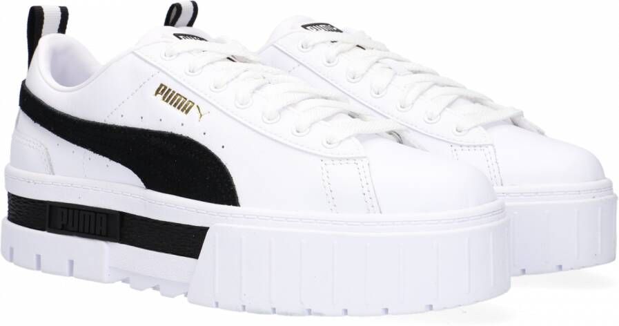 Puma Mayze Leren Dames Sneakers White Dames