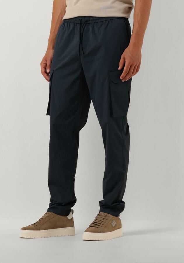 PURE PATH Heren Broeken Cargo Pants With Cords Donkerblauw - Foto 4