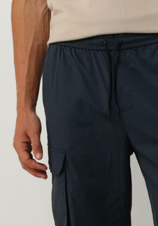 PURE PATH Heren Broeken Cargo Pants With Cords Donkerblauw - Foto 2