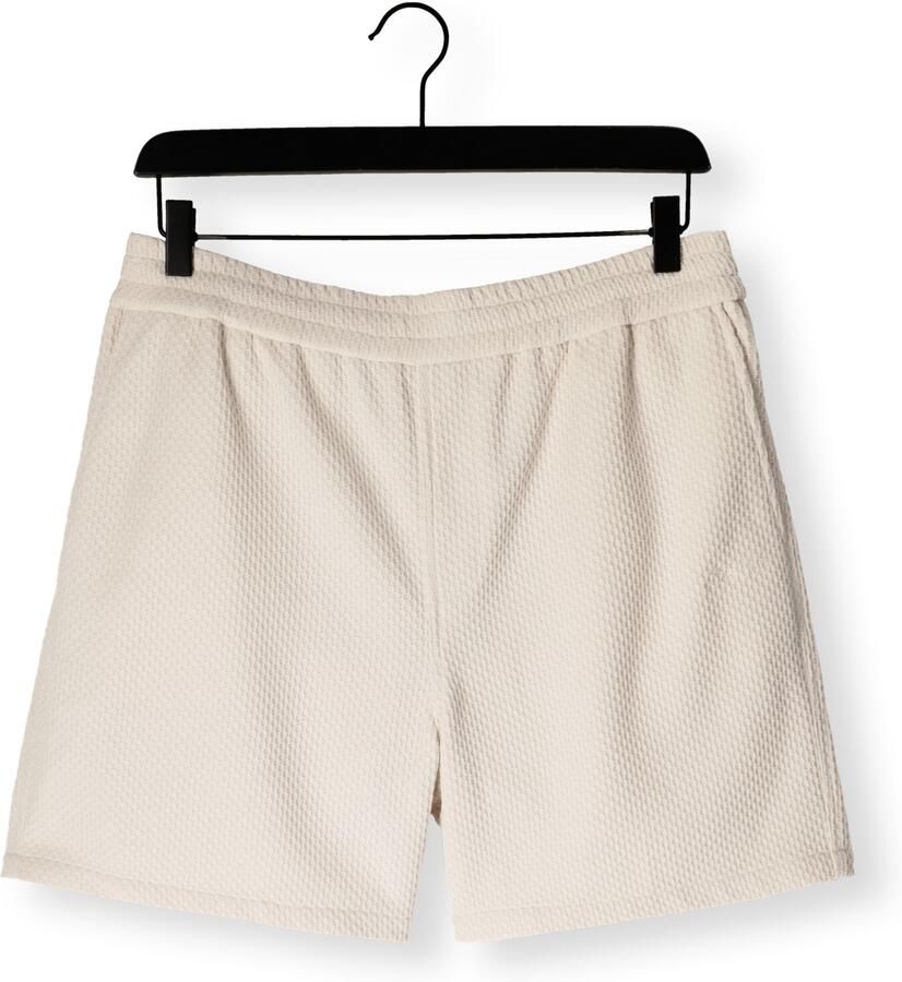 PURE PATH Heren Broeken Honeycomb Shorts Ecru - Foto 2