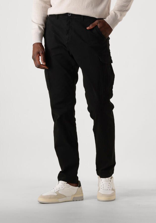 PURE PATH Heren Broeken Regular Fit Pants Cargo506 Zwart - Foto 3