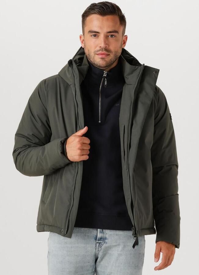 PURE PATH Heren Jassen Active Flex Parka Olijf - Foto 4