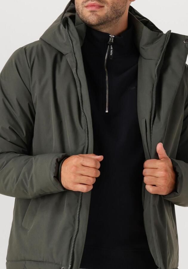 PURE PATH Heren Jassen Active Flex Parka Olijf - Foto 3