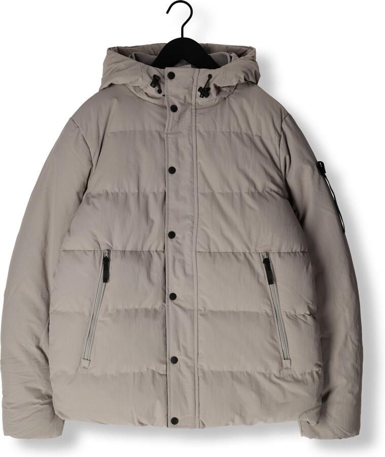 Pure Path Stijlvolle Gewatteerde Jassen voor Mannen Gray Heren