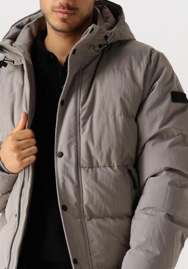 Pure Path Stijlvolle Gewatteerde Jassen voor Mannen Gray Heren - Foto 3