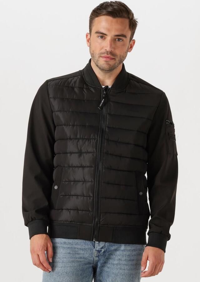PURE PATH Heren Jassen Regular Fit Padded Jackets Zwart - Foto 4