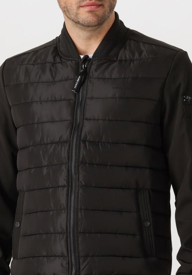 PURE PATH Heren Jassen Regular Fit Padded Jackets Zwart - Foto 2
