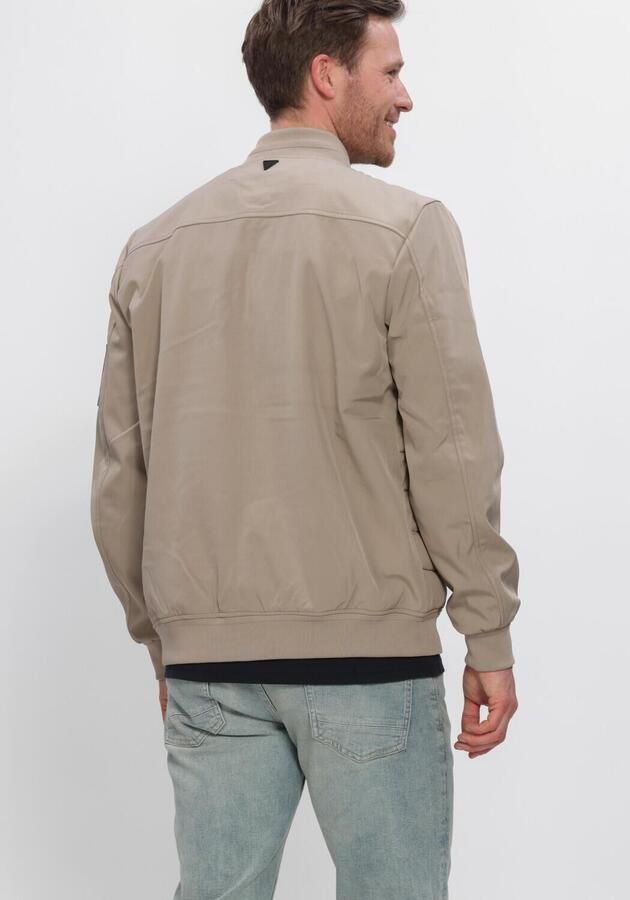 PURE PATH Heren Jassen Softshell Padded Jacket Beige - Foto 4