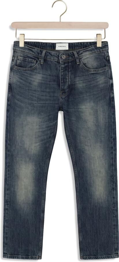 PURE PATH Heren Jeans The Eric Blauw - Foto 4