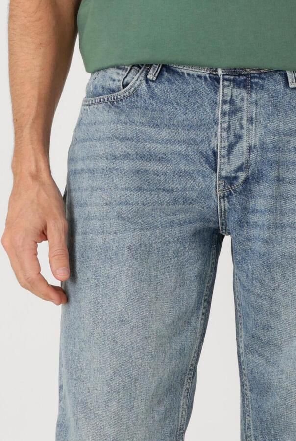 PURE PATH Heren Jeans The Eric Regular Fit Jeans Blauw - Foto 2