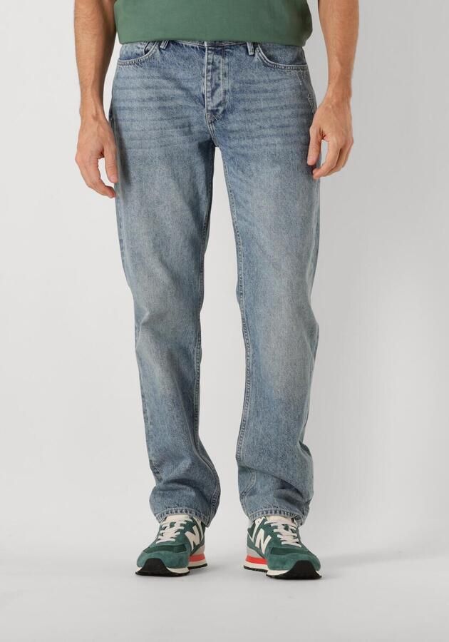 PURE PATH Heren Jeans The Eric Regular Fit Jeans Blauw - Foto 4