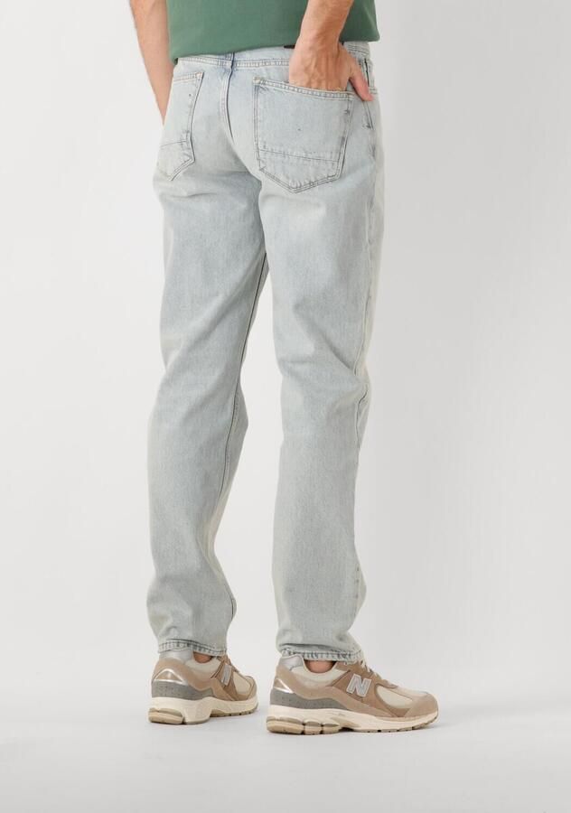 PURE PATH Heren Jeans The Eric Regular Fit Jeans Lichtblauw