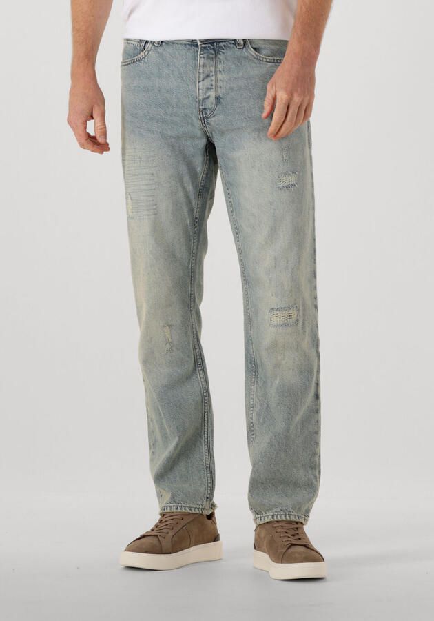 PURE PATH Heren Jeans The Eric Regular Fit Jeans Lichtblauw - Foto 4