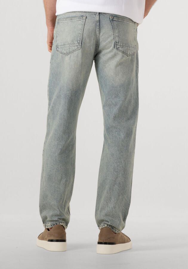 PURE PATH Heren Jeans The Eric Regular Fit Jeans Lichtblauw