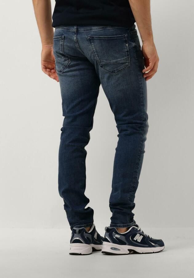 PURE PATH Heren Jeans The Jone Skinny Fit Jeans Blauw