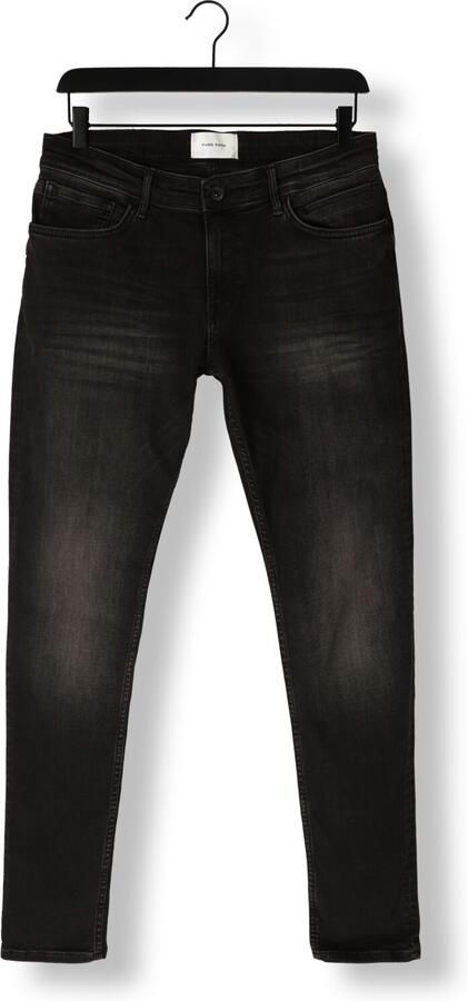 PURE PATH Heren Jeans The Jone Skinny Fit Jeans Donkergrijs - Foto 3