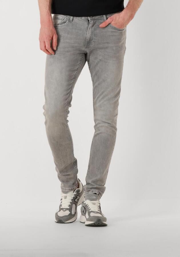 PURE PATH Heren Jeans The Jone Skinny Fit Jeans Grijs - Foto 4