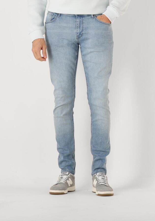 PURE PATH Heren Jeans The Jone Skinny Fit Jeans Lichtblauw - Foto 4