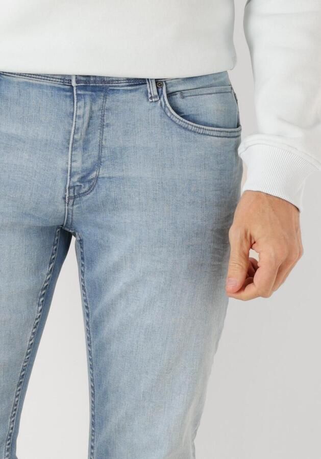 PURE PATH Heren Jeans The Jone Skinny Fit Jeans Lichtblauw - Foto 2