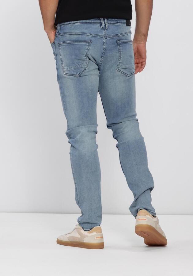 PURE PATH Heren Jeans The Jone Skinny Fit Jeans Lichtblauw - Foto 2