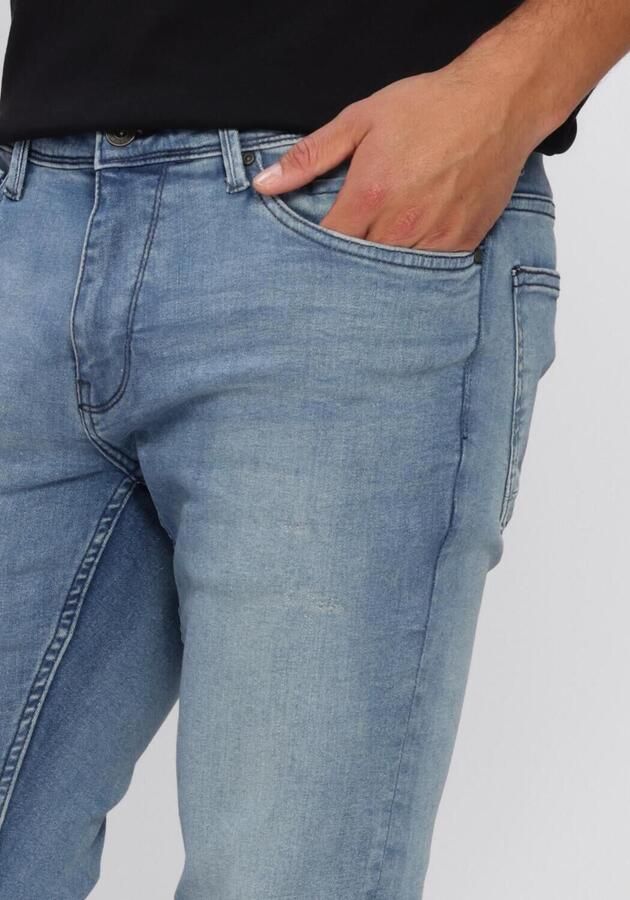 PURE PATH Heren Jeans The Jone Skinny Fit Jeans Lichtblauw - Foto 3