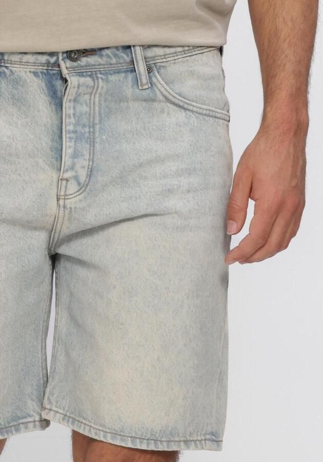 PURE PATH Heren Jeans The Owen Regular Fit Short Lichtblauw - Foto 4