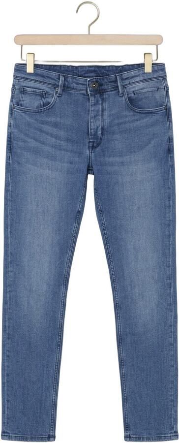 PURE PATH Heren Jeans The Ryan Slim Fit Jeans Blauw - Foto 4